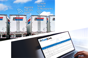 PLM Fleet ColdLink Trailer Telematics PLM Fleet ColdLink refrigerated trailer telematics.