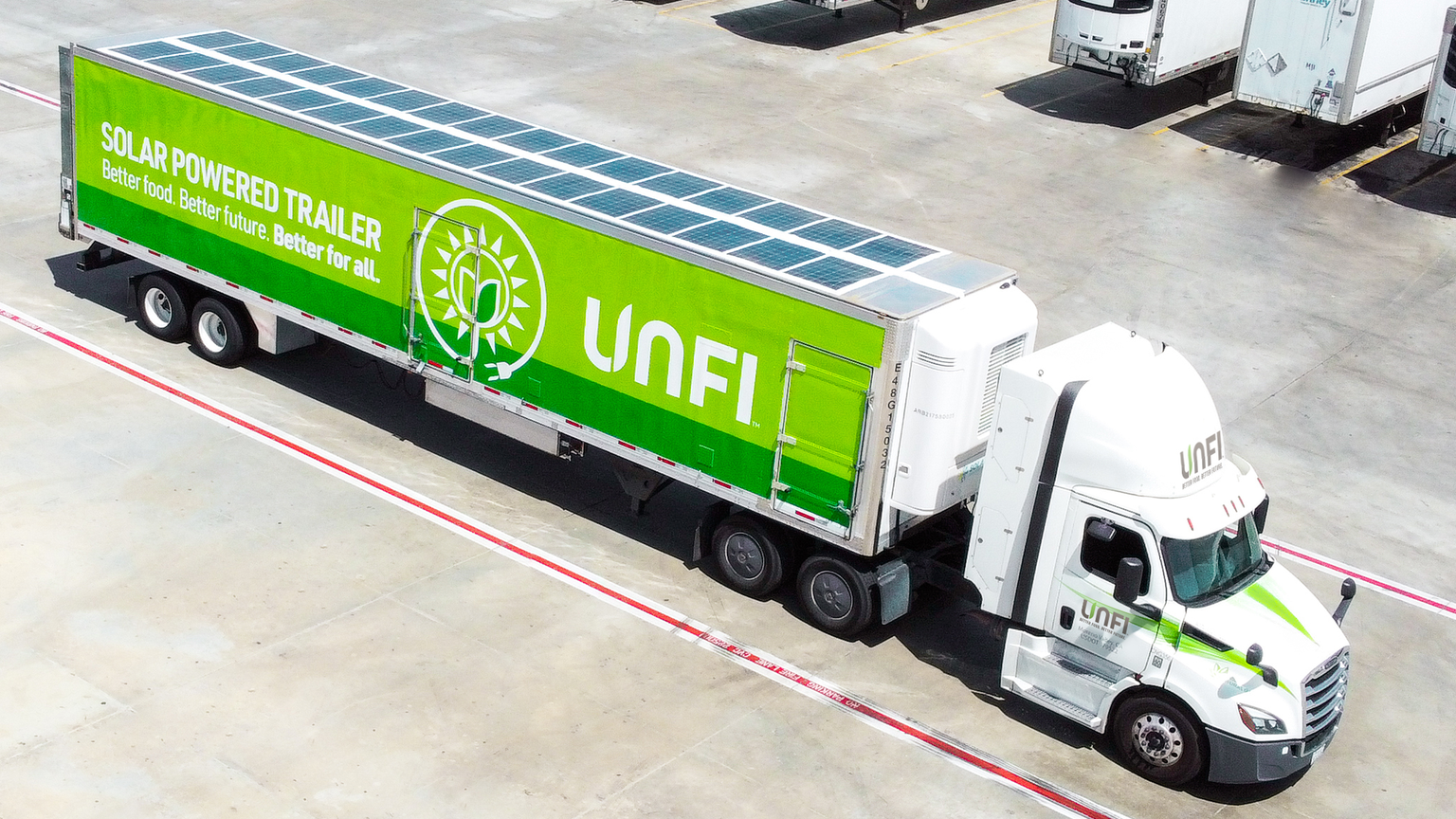 UNFI adds zero emission trailers to their refrigerated fleet