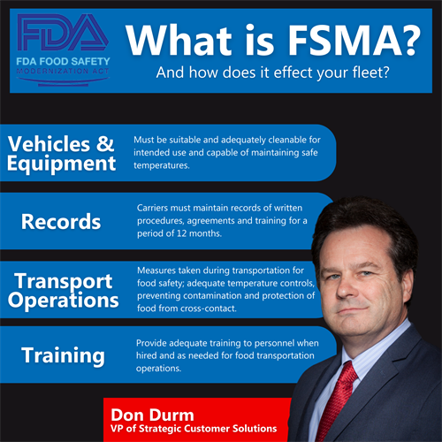 What is the FDA's Food Safety Modernization Act, how does it affect your refrigerated fleet, and how can you be in compliance?